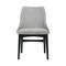 Armen Living Azalea Gray Fabric and Black Wood Dining Side Chairs, PK2 LCAZSIBLGR - alternate 3